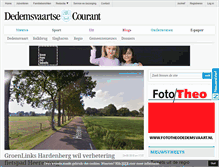 Tablet Screenshot of dedemsvaartsecourant.nl